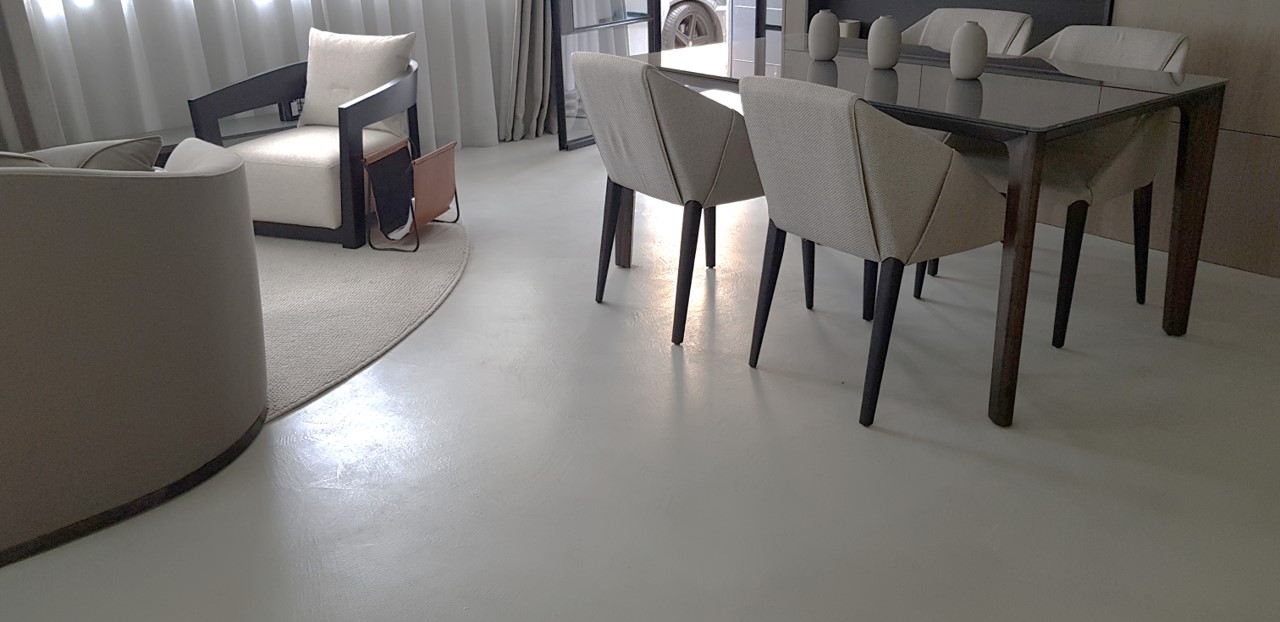 Polished Concrete Specialists Ardex Pandomo Loft Microcement Floors Living Room Floor Fulham