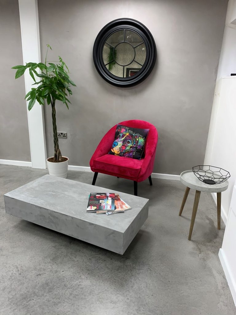 Polished Concrete Speciliats Showroom Concrete Walls, Floors and Tables