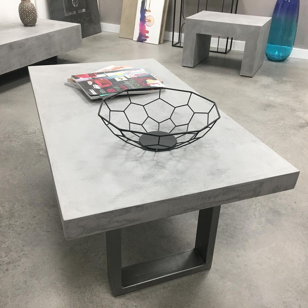Polished Concrete Effect Table tops